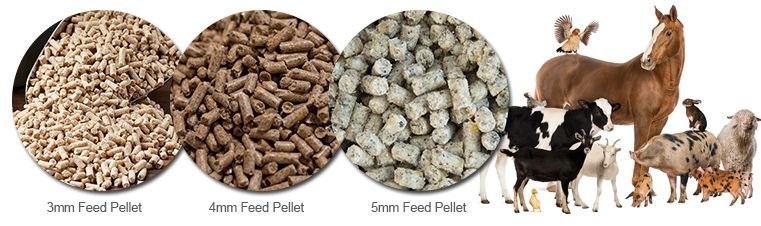 Granule nutritive pentru iepuri cu compoziție echilibrată