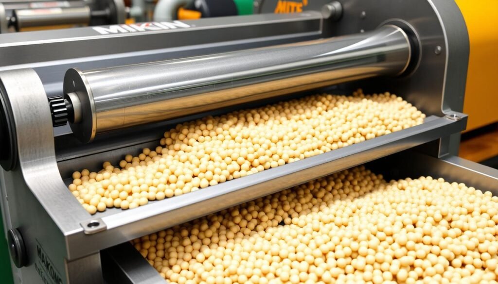 Echipament de extrudare cu dublu cilindru pentru îngrășăminte organice