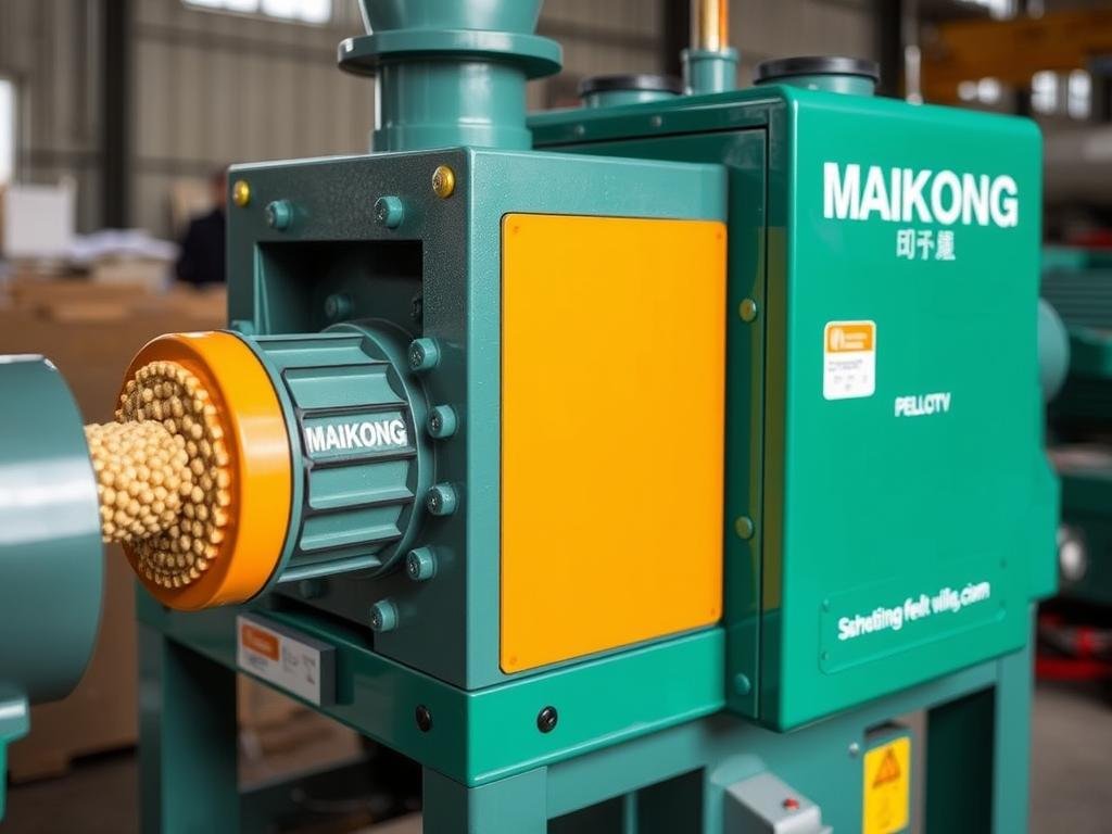 Mașină de peleți cu dinți de amestecare pentru îngrășăminte organice