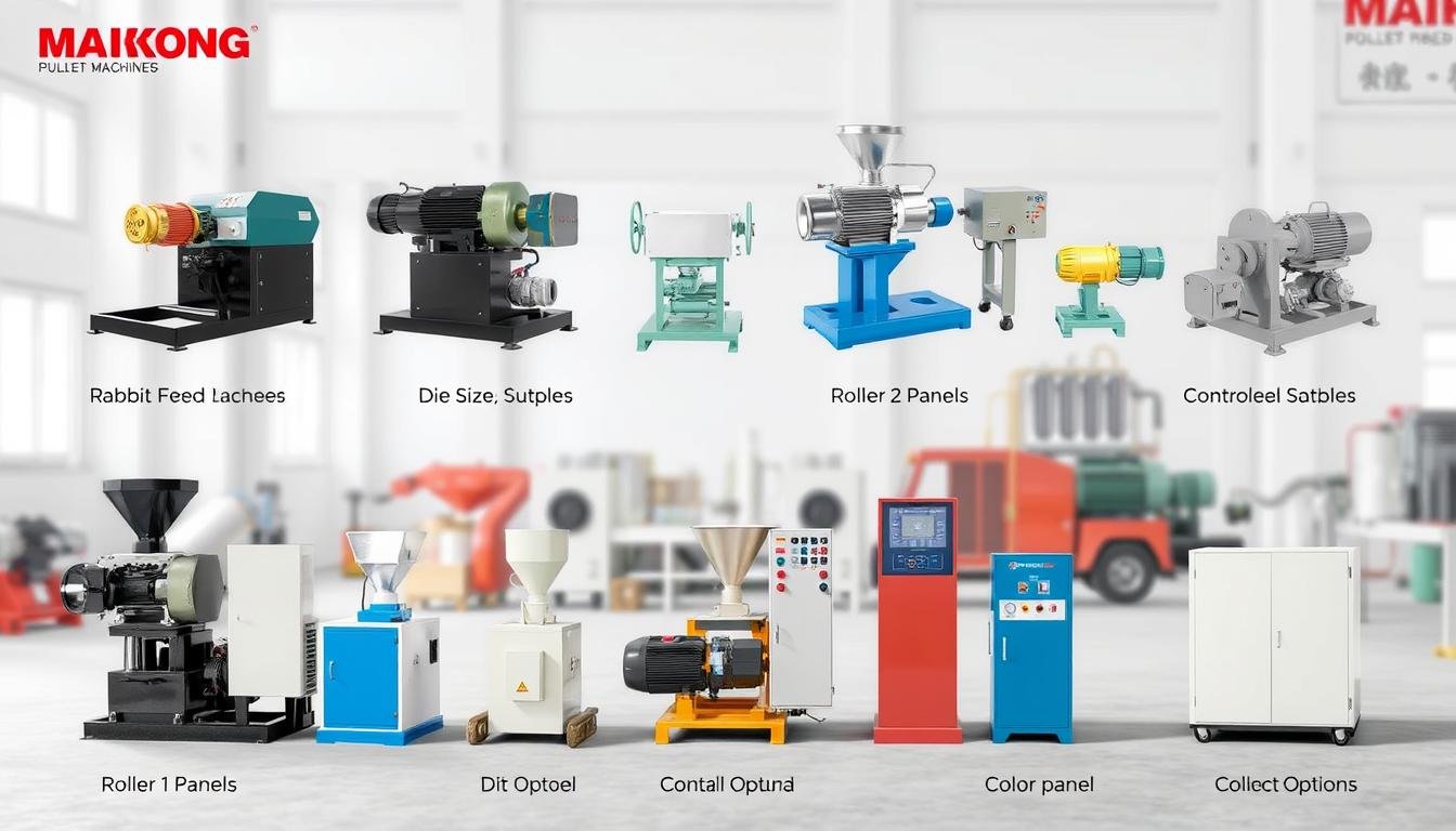 Opțiuni de personalizare pentru granulator iepuri