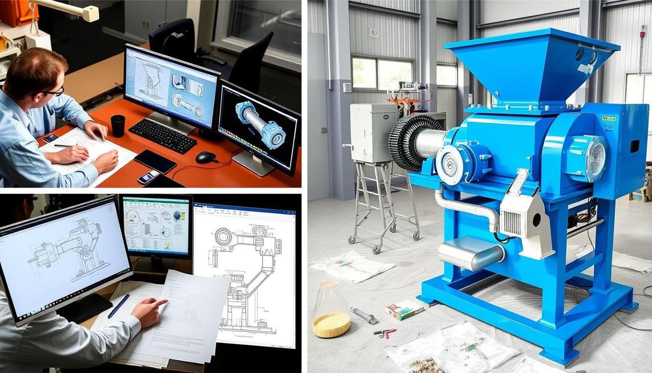 Proces de personalizare a unui granulator MAIKONG conform specificațiilor clientului