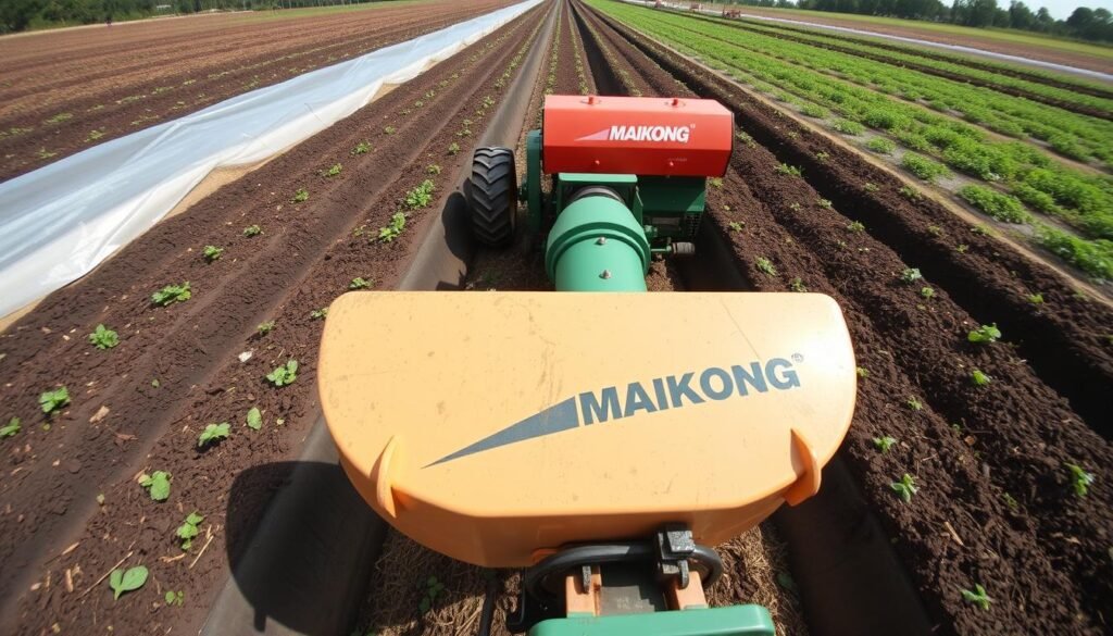 Sistem de compostare în șanțuri pentru îngrășăminte organice