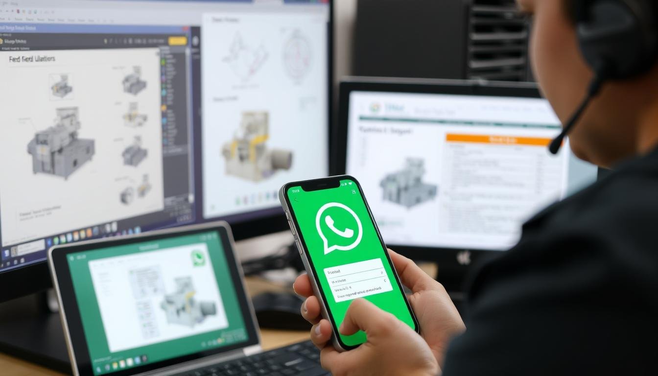 Suport tehnic online pentru granulator furaje prin WhatsApp