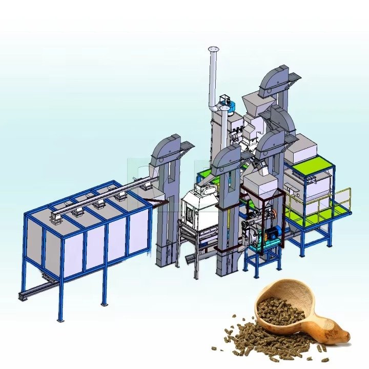 nimal Feed Production Line 100T (626)