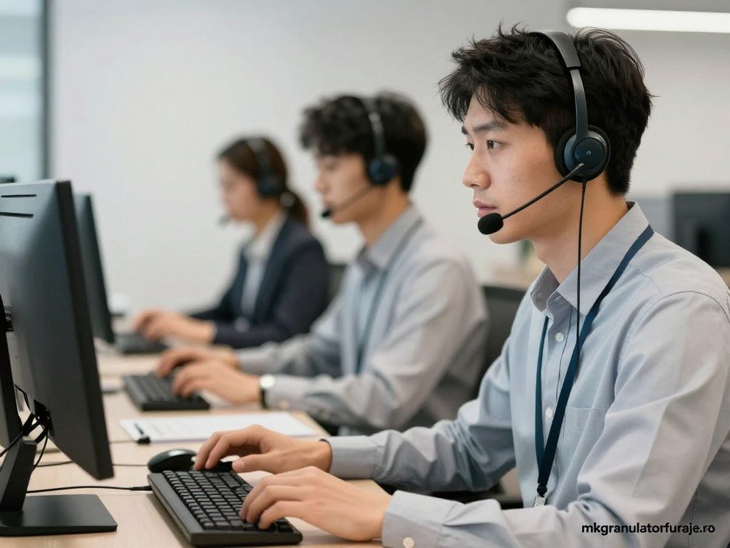 Echipa de suport tehnic MAIKONG pentru granulatoare cereale