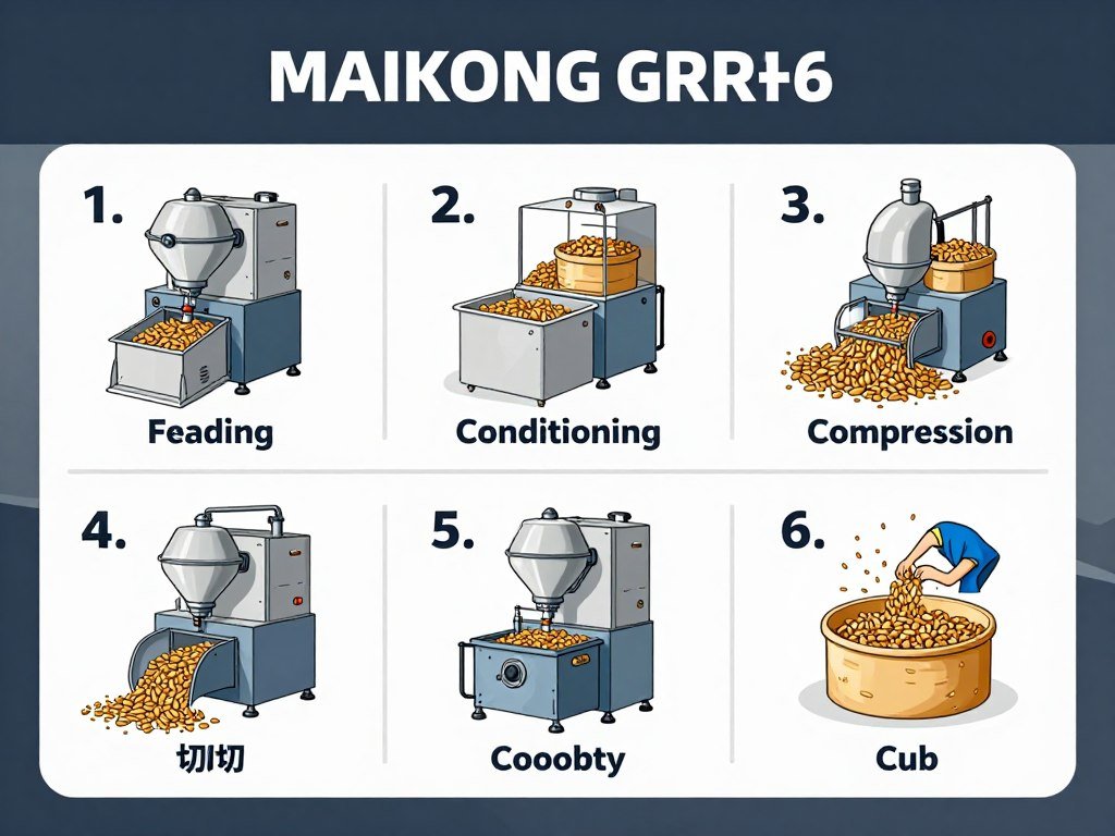 Procesul de granulare a cerealelor cu echipamentul MAIKONG