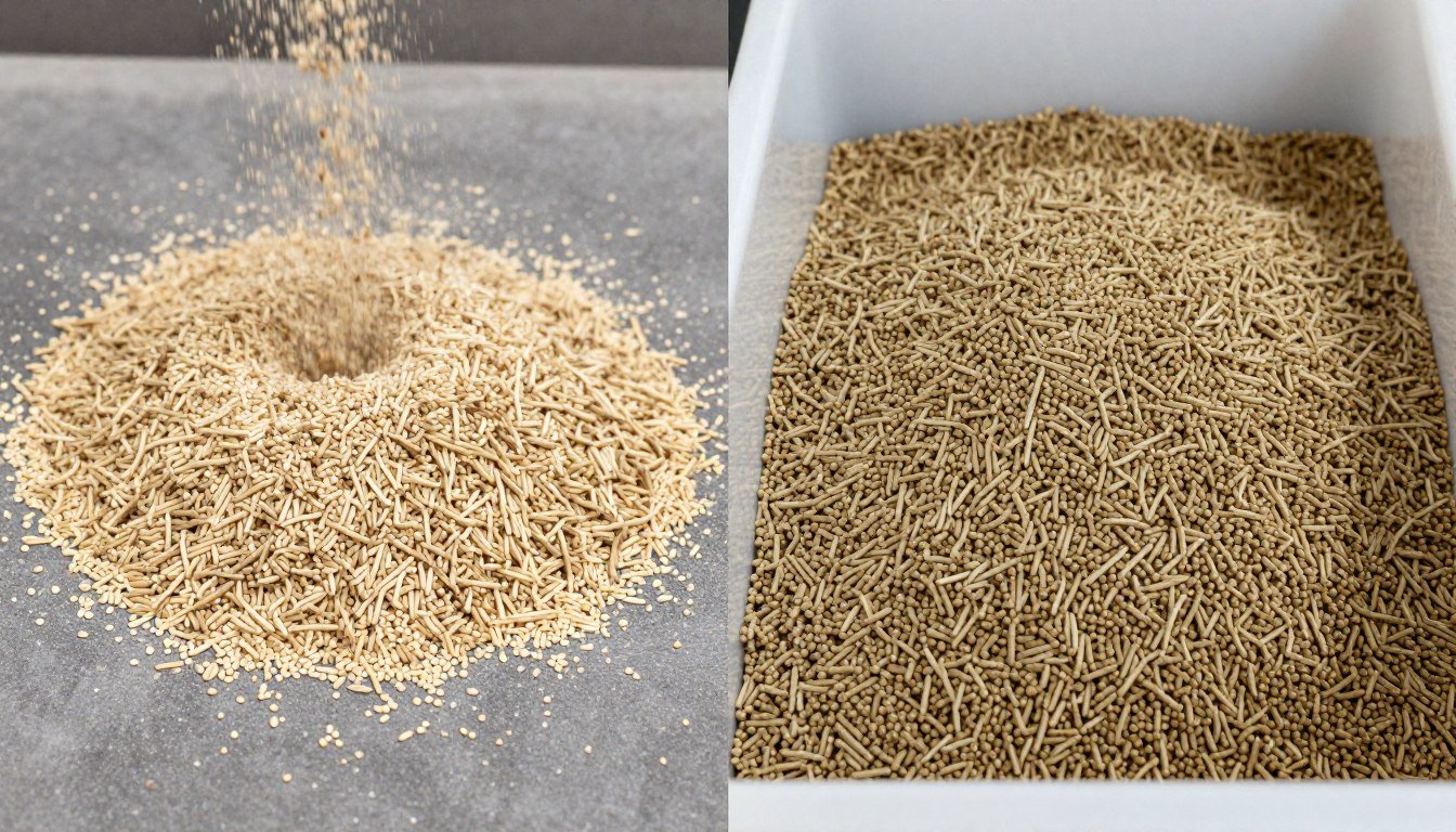 Comparație între furaje neprocesate și pelete furajere uniforme