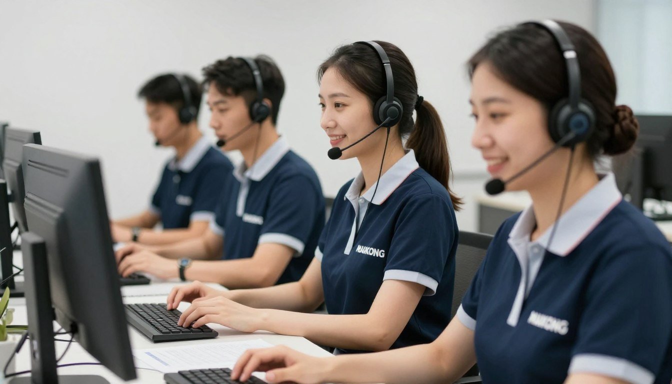 Echipa de suport MAIKONG gata să ofere asistență clienților