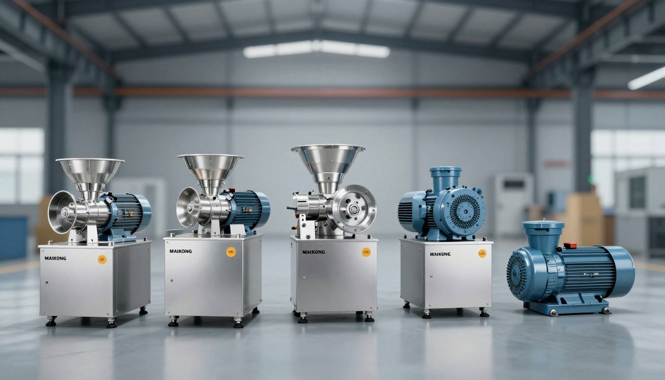 Gama completă de granulatoare MAIKONG cu motoare Siemens