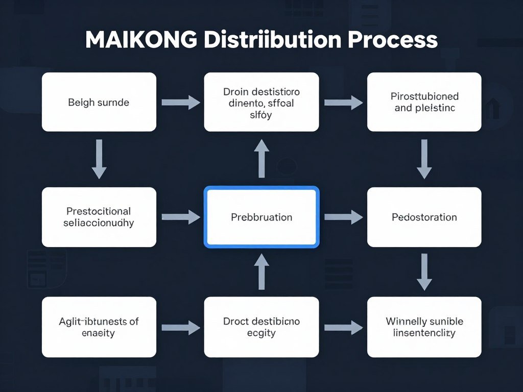 Aplicare distribuitor MAIKONG proces simplu transparent