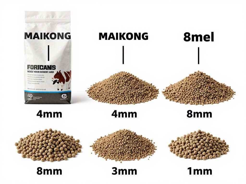 Granule concentrate MAIKONG pentru viței de diferite vârste comparate