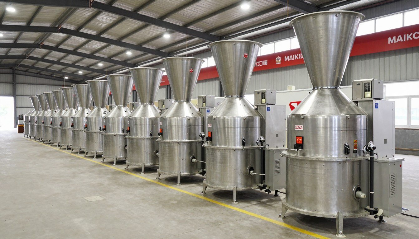 Linie completă de granulatoare furaje MAIKONG pentru ferme