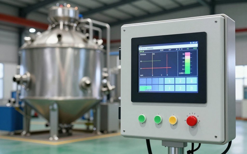 Panou control digital modern granulator furaje MAIKONG