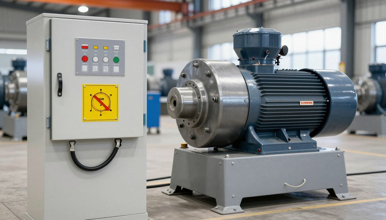 Panou control și motor electric granulator MAIKONG