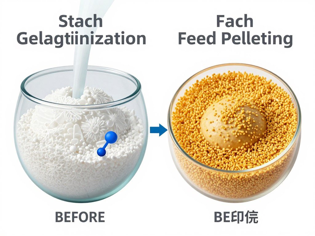 Proces gelatinizare amidon în granulator Proces gelatinizare amidon în granulator