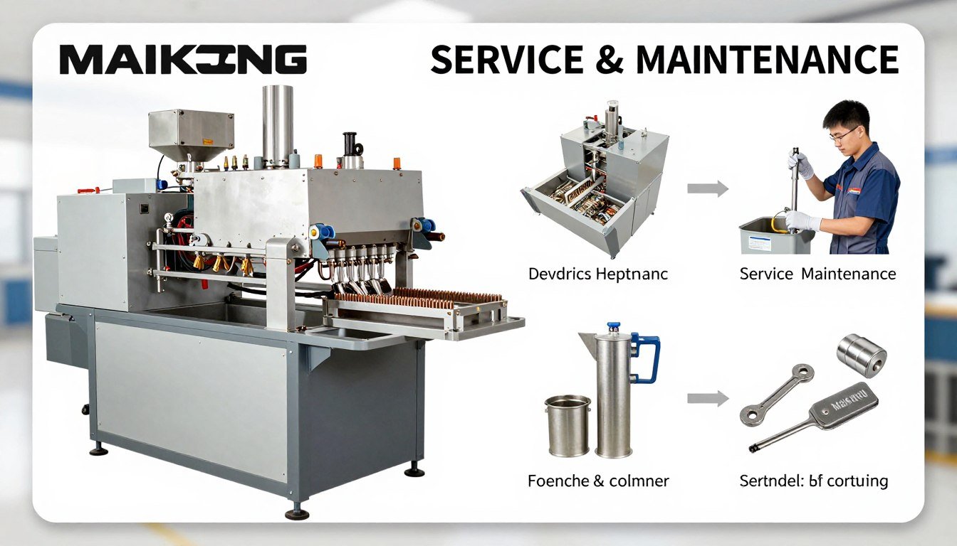 Service și mentenanță granulator MAIKONG ghid ilustrat