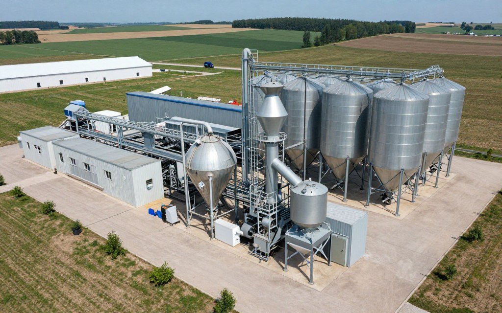 Amenajare completă a spațiului de producție furaje cu echipament MAIKONG