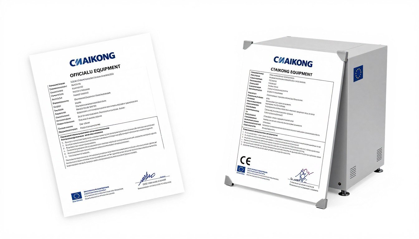 Certificare CE și documentație MAIKONG pentru fonduri europene
