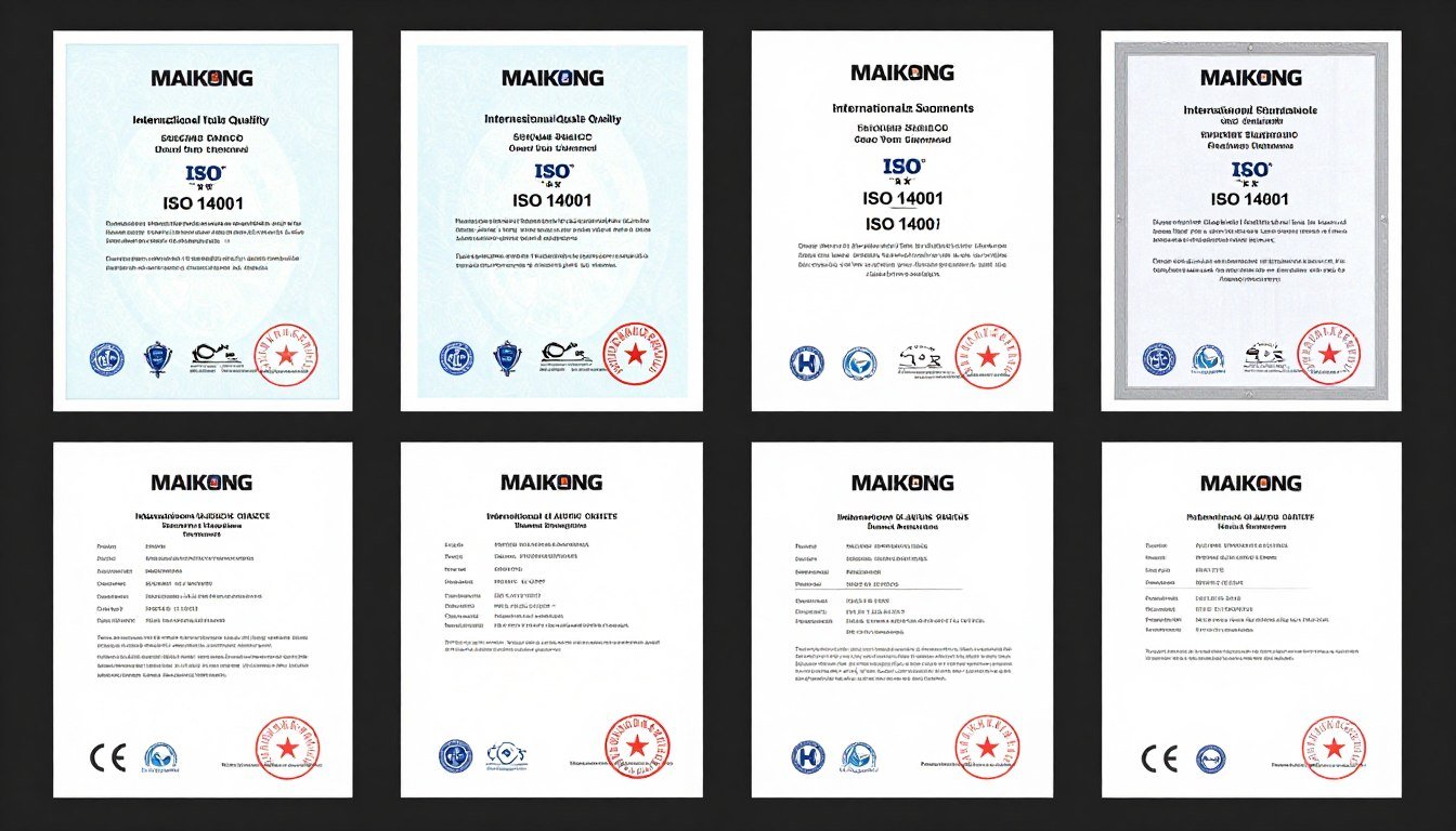 Certificări internaționale MAIKONG - CE, ISO, HACCP