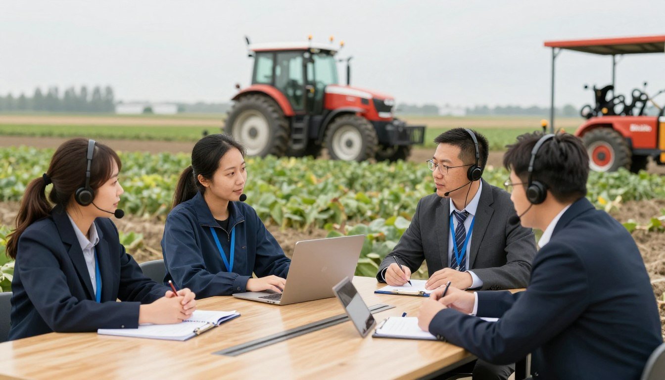 Echipa MAIKONG suport tehnic și consultanță pentru fermieri români Echipa MAIKONG suport tehnic și consultanță pentru fermieri români