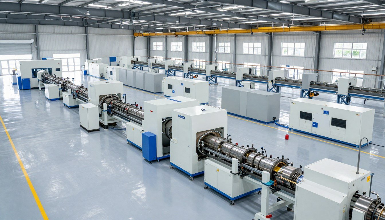 Facilități producție MAIKONG - fabrică modernă echipamente granulare