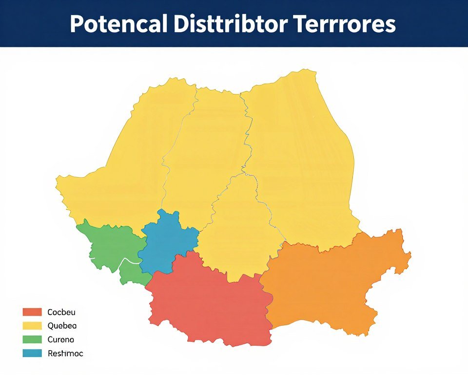 Hartă oportunități distribuitori România Hartă oportunități distribuitori România