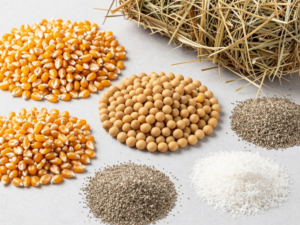 Ingrediente diverse pentru furaj TMR granulat - cereale, soia, furaje Ingrediente diverse pentru furaj TMR granulat - cereale, soia, furaje