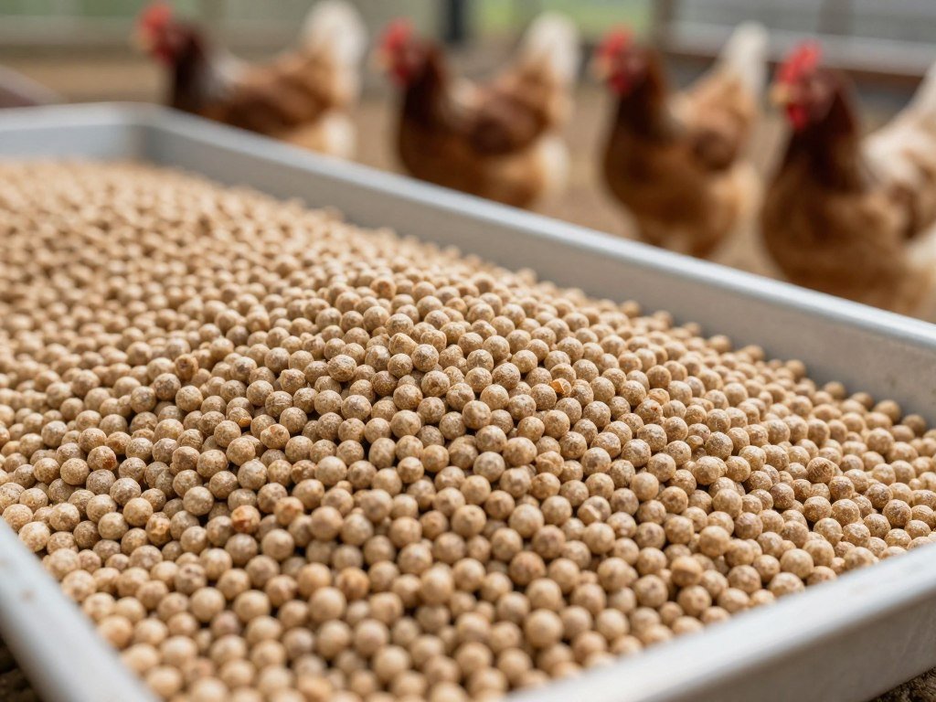 Peleti furaje pentru găini ouătoare cu duritate optimă pentru maximizarea producției Peleti furaje pentru găini ouătoare cu duritate optimă pentru maximizarea producției